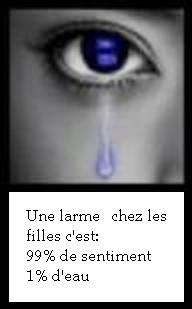 une larme
