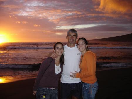 moi mon papa et ma soeur